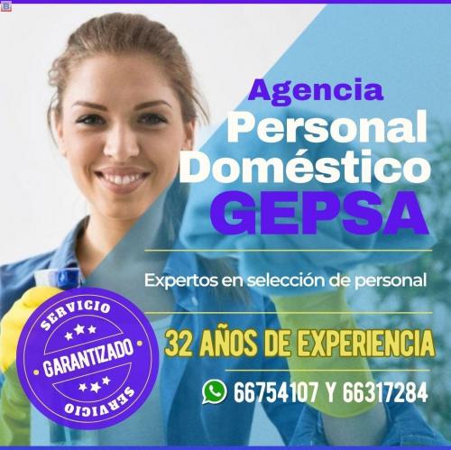 Empleadas Garantizadas para su Hogar, Agencia GEPSA, 32 años