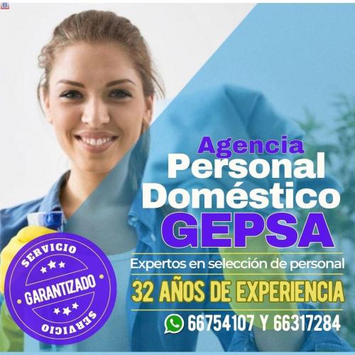 Servicio de Empleadas Domésticas GEPSA, 32 años