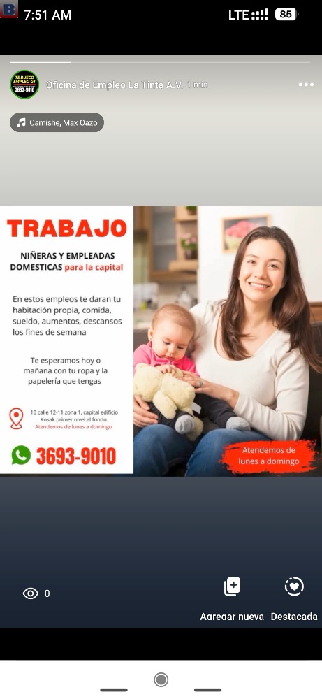 Contratación inmediata