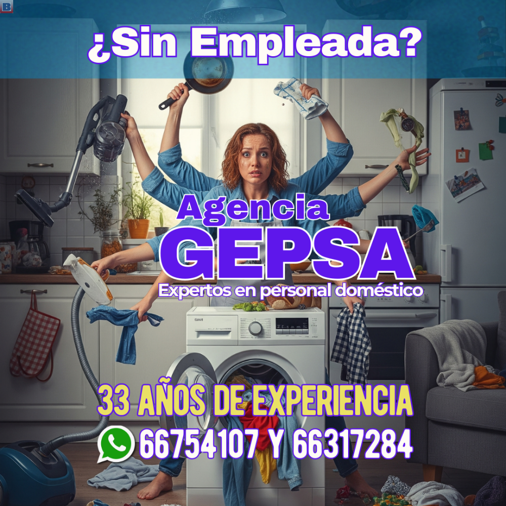 Servicio Garantizado de Selección de Empleadas Domésticas GEPSA, 33 años
